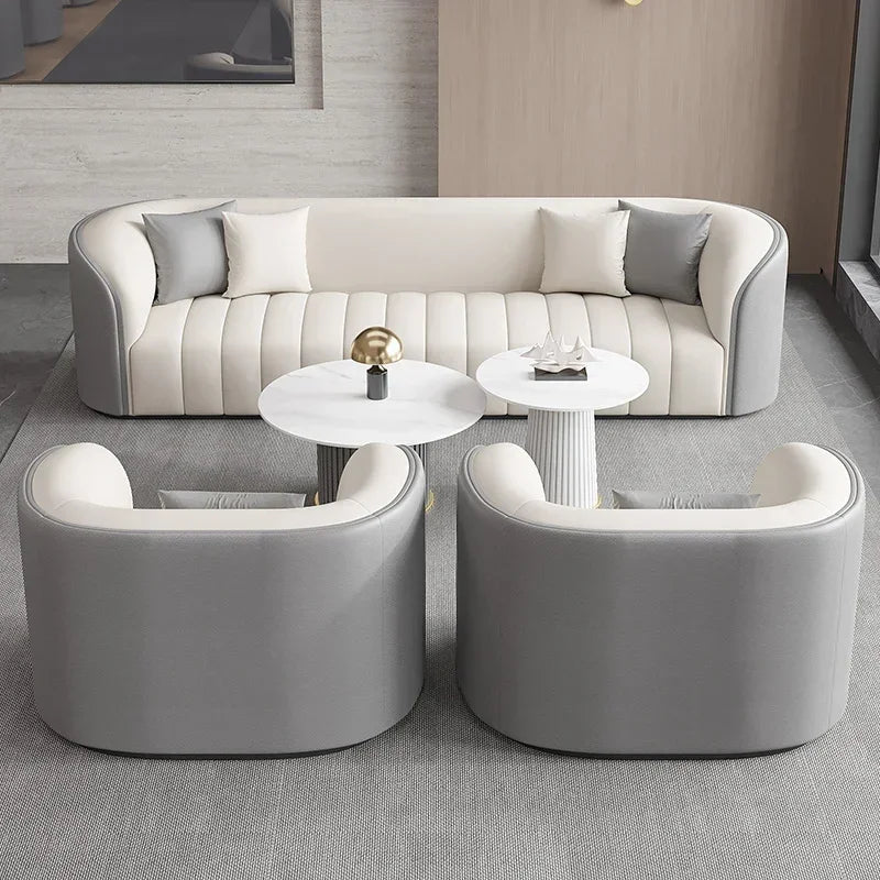 Luxury Sofa Sets For Living Room Mid Century Modern Furniture Sofa Function Home Seater Sofa Office Reception Couch For Bedroom