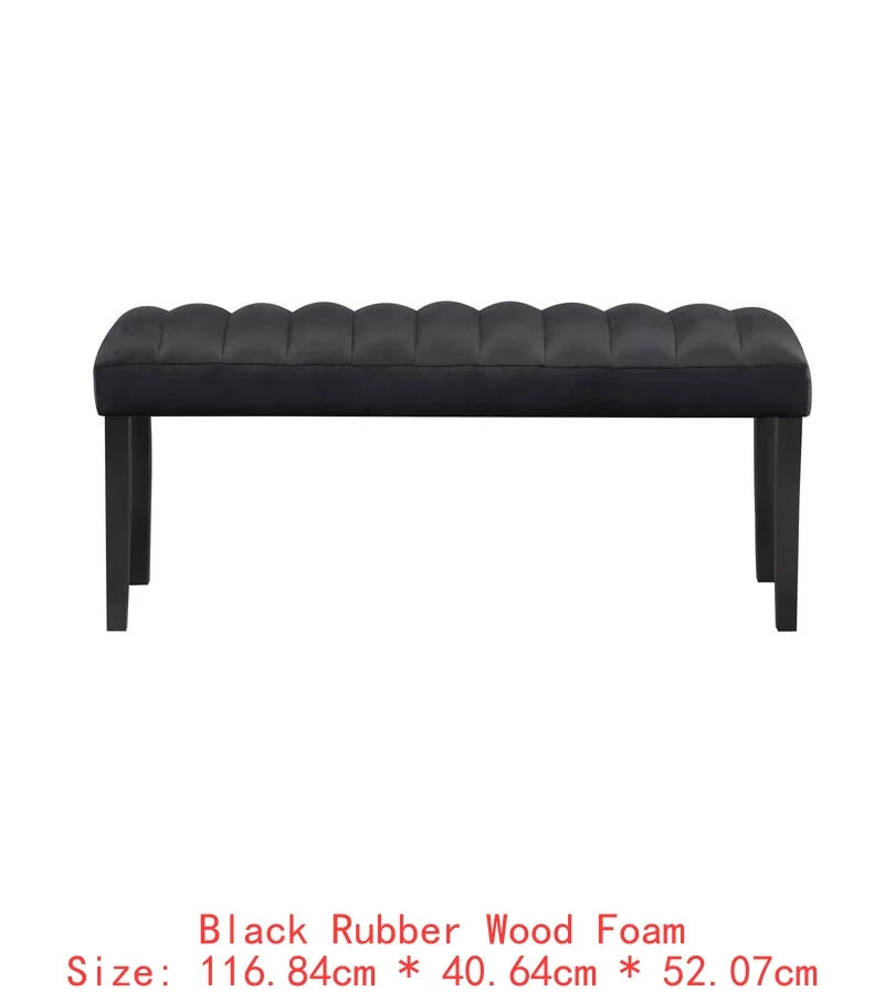 Dining Table with 4 Chairs and Bench Set