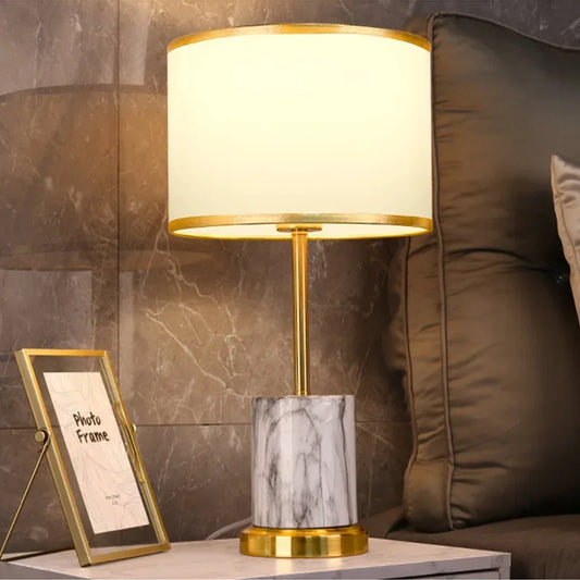 Model Bedroom Bedside Lamp Nordic Light Luxury High-End Table Lamp Modern Living Room Study Iron Art Decoration Desk Lamp