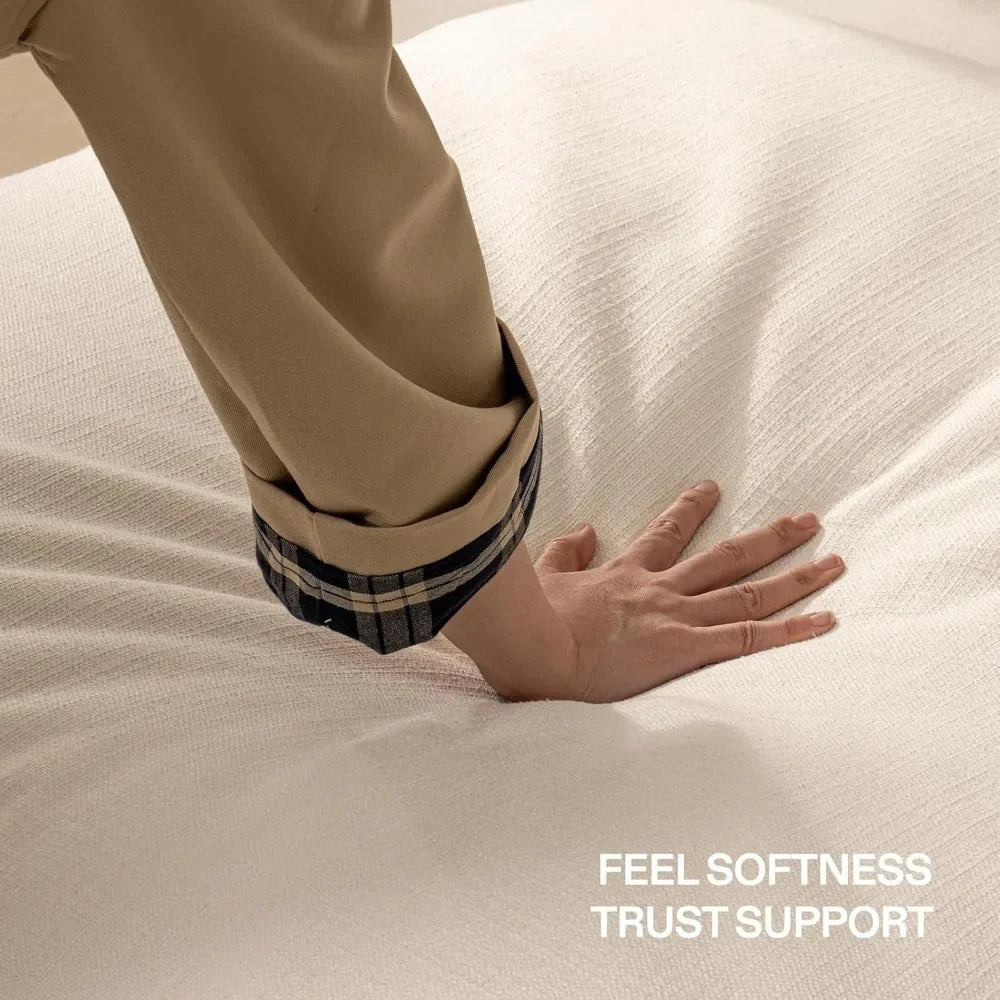 Couch Oversized Modular Sectional Sofa True Relax Comfy Couches Wide&Deep Seat Sofas for Living Room Metal Frame Furniture