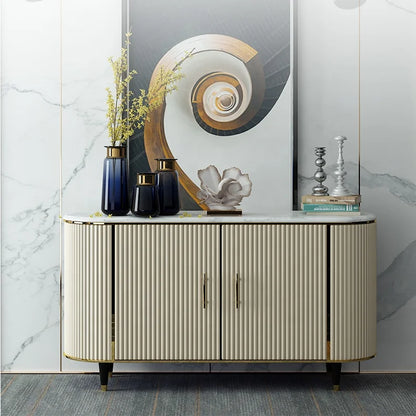 Luxury Sideboards Buffet Cabinets Modern Mirrored Sideboard for Dining Room Furniture