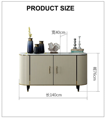Luxury Sideboards Buffet Cabinets Modern Mirrored Sideboard for Dining Room Furniture