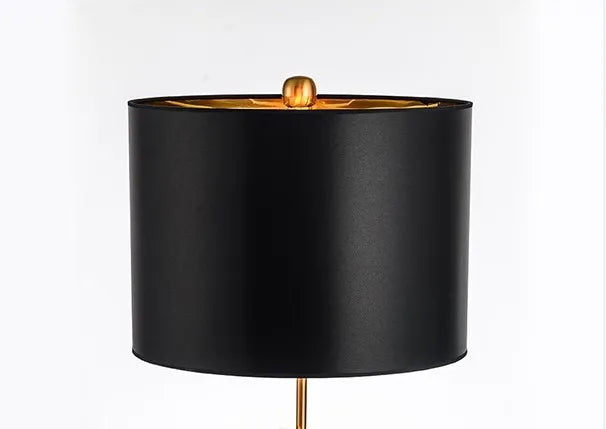 Factory Outlet Post Modern Light Luxury Glass Metal Wind Creative Black Crystal Table Lamp for Hotel for Living Room