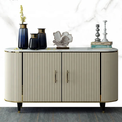 Luxury Sideboards Buffet Cabinets Modern Mirrored Sideboard for Dining Room Furniture