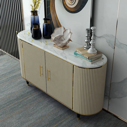 Luxury Sideboards Buffet Cabinets Modern Mirrored Sideboard for Dining Room Furniture