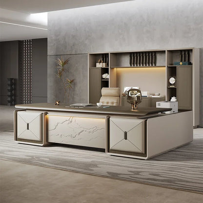 High Quality Designer Office Desk Work Cheap Luxury Executive Office Desk Minimalist Secretary Unusual Wooden Bureau Furniture