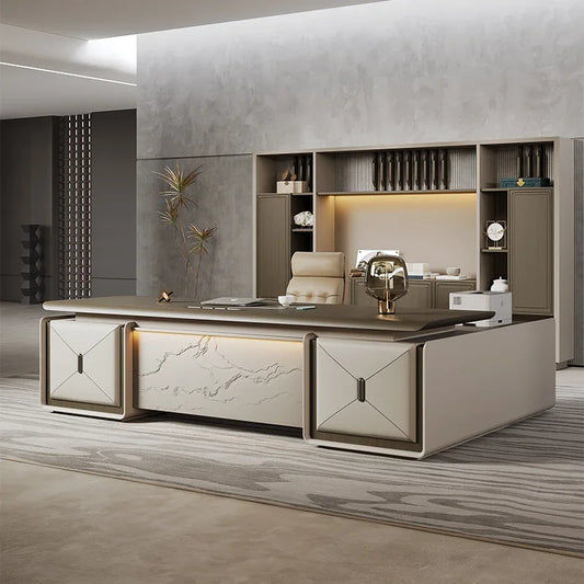 High Quality Designer Office Desk Work Cheap Luxury Executive Office Desk Minimalist Secretary Unusual Wooden Bureau Furniture