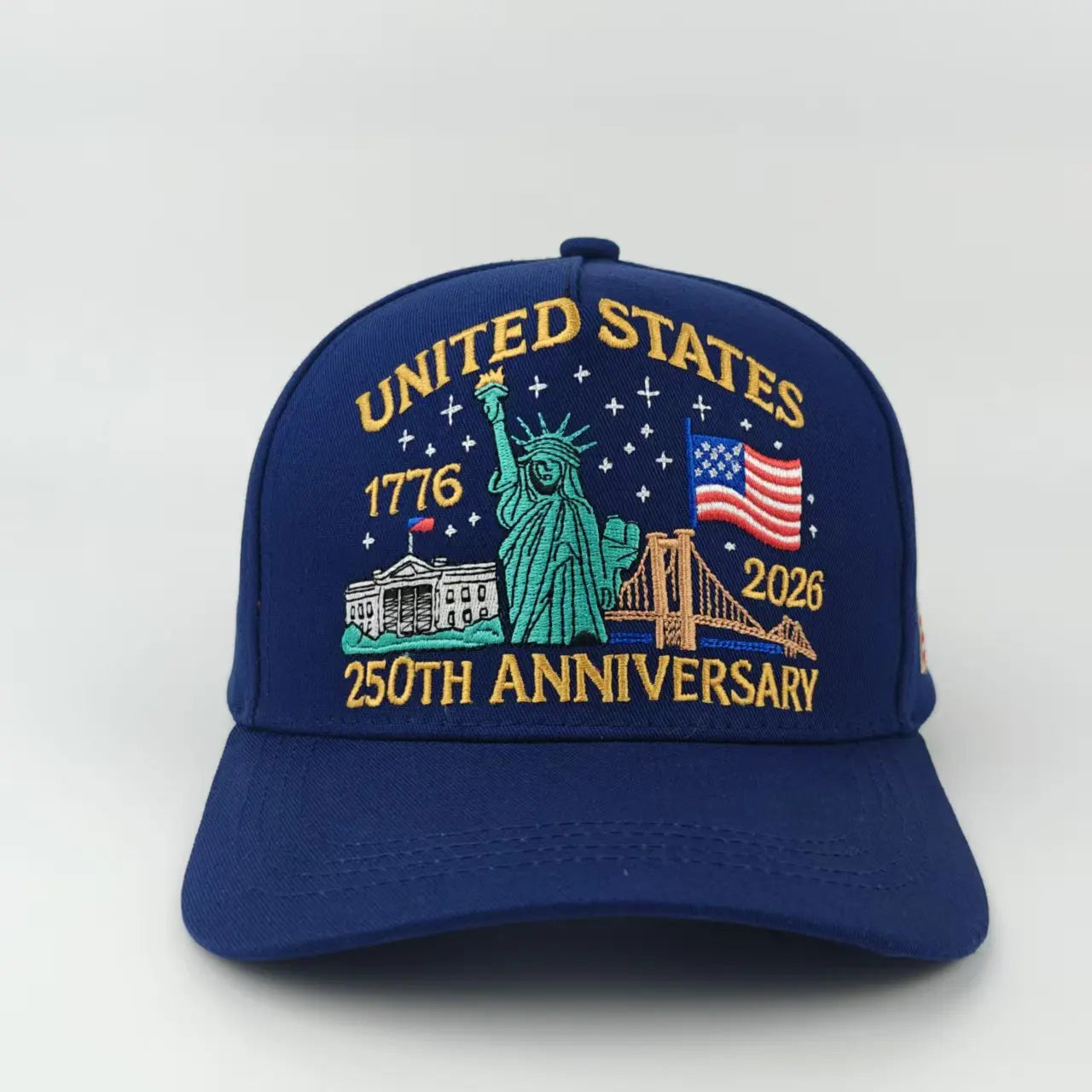 250th Anniversary of the United States Embroidery Hats Outdoor Personality Leisure Men Women Visor Cap 2026 New Baseball Cap