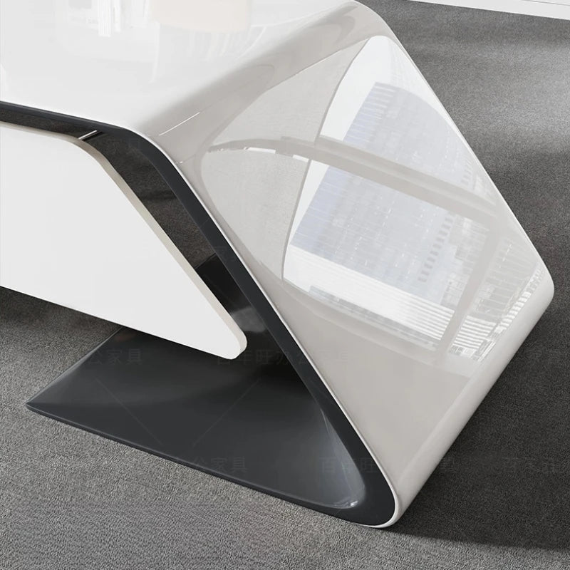 Modern Minimalism office table interior luxury high-end design computer desk escritorios de computadora mesa de escritório