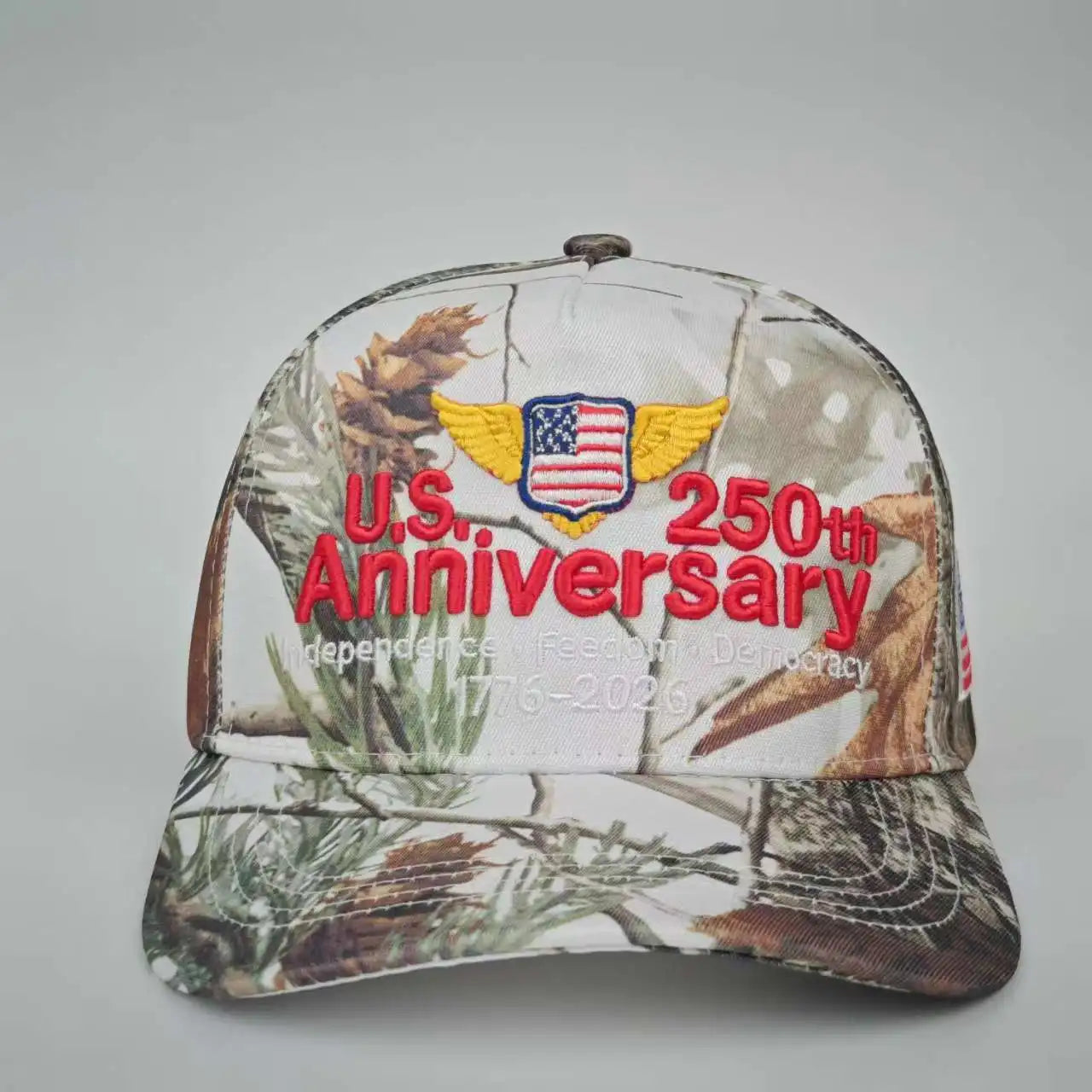 250th Anniversary of the United States Embroidery Hats Outdoor Personality Leisure Men Women Visor Cap 2026 New Baseball Cap