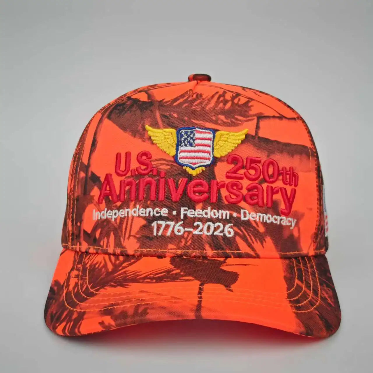 250th Anniversary of the United States Embroidery Hats Outdoor Personality Leisure Men Women Visor Cap 2026 New Baseball Cap