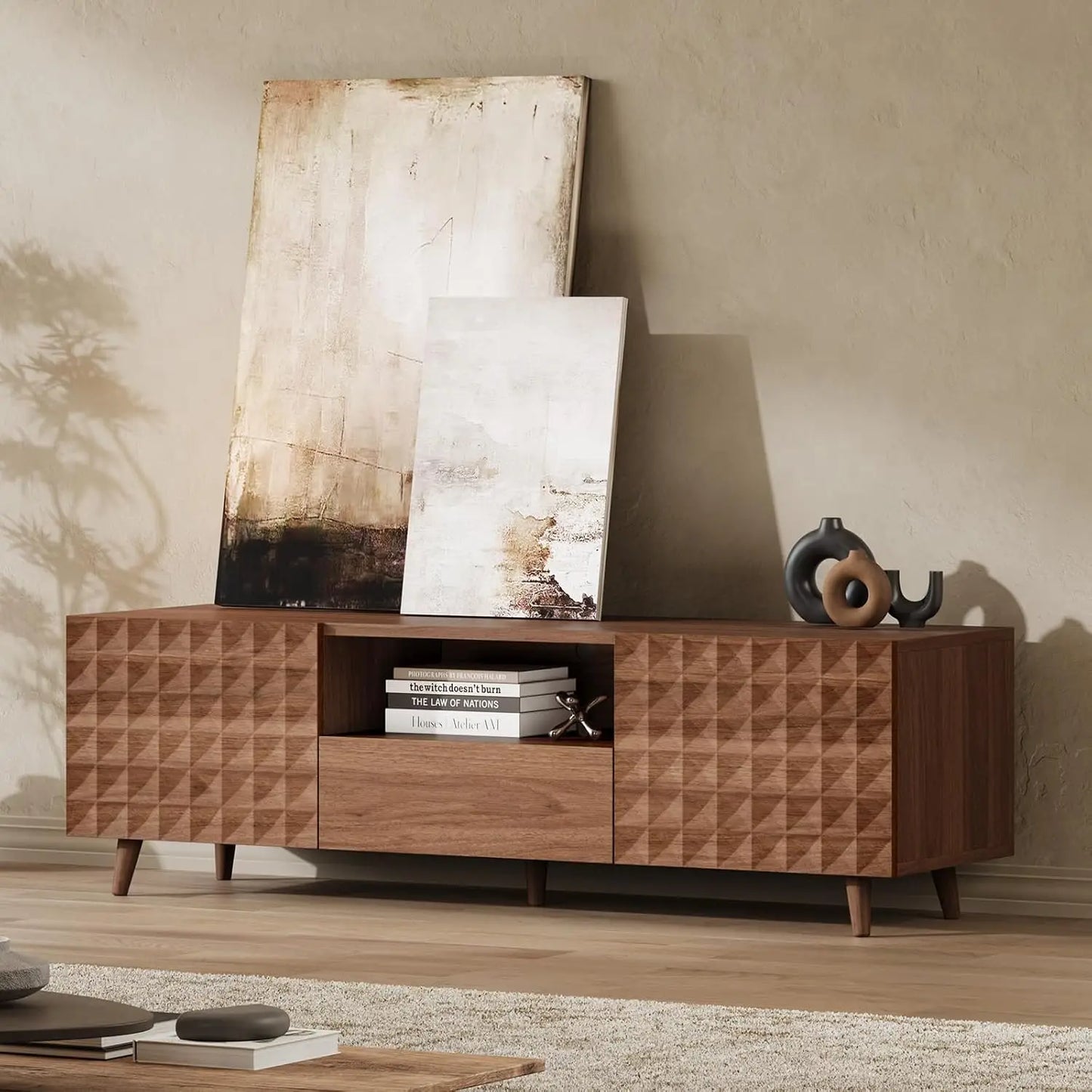 TV Stand for TVs Up to 65",TV Stands for Living Room,Entertainment Center Media Console Cabinet,Modern Television Stands with Di