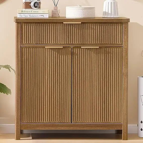 Exquisite Sideboard Buffet Storage Cabinet with Storage and Drawers, Buffet Table Coffee Bar Cabinet for Kitchen Entryway Living