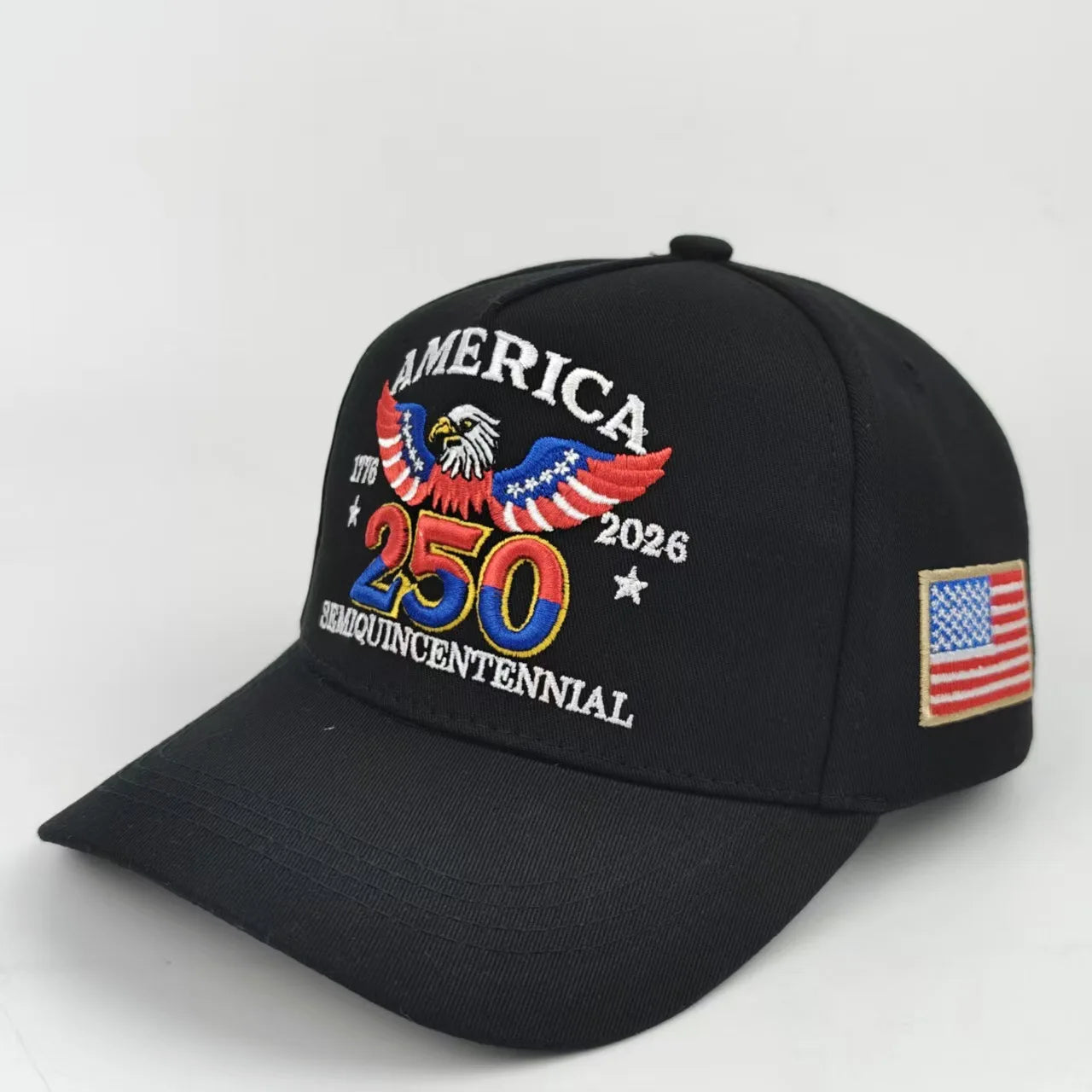 250th Anniversary of the United States Embroidery Hats Outdoor Personality Leisure Men Women Visor Cap 2026 New Baseball Cap