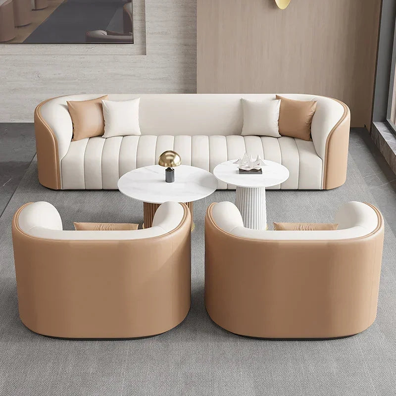Luxury Sofa Sets For Living Room Mid Century Modern Furniture Sofa Function Home Seater Sofa Office Reception Couch For Bedroom