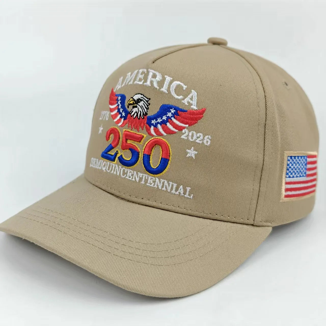 250th Anniversary of the United States Embroidery Hats Outdoor Personality Leisure Men Women Visor Cap 2026 New Baseball Cap