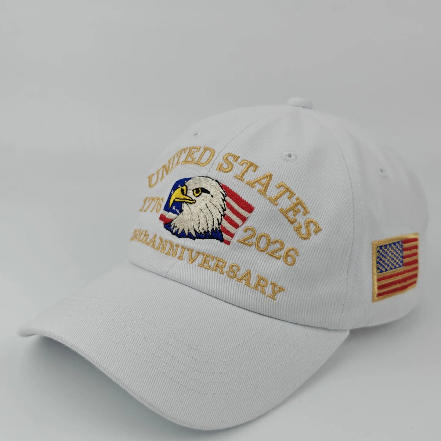 250th Anniversary of the United States Embroidery Hats Outdoor Personality Leisure Men Women Visor Cap 2026 New Baseball Cap