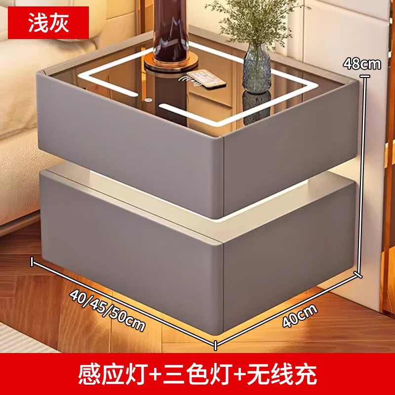 Night Table Nightstands Bedside Tables Smart Dressers Bedroom Furniture Bed Side Home Mesinhas De Cabeceira Nightstand Stand