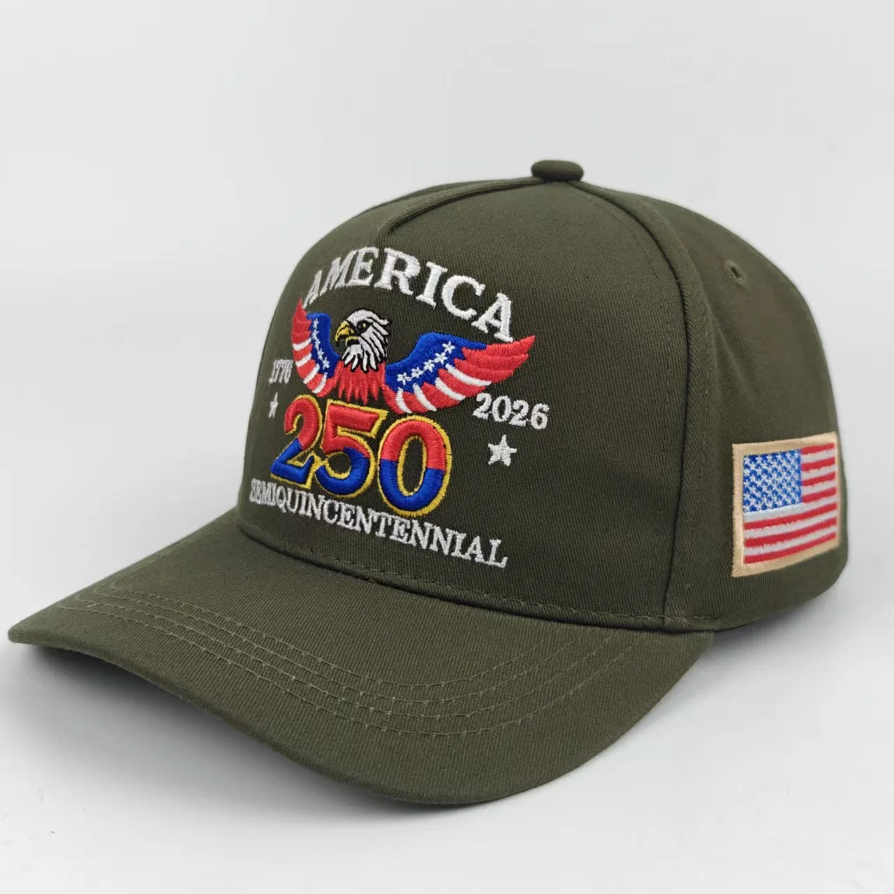 250th Anniversary of the United States Embroidery Hats Outdoor Personality Leisure Men Women Visor Cap 2026 New Baseball Cap