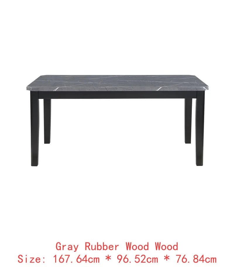 Dining Table with 4 Chairs and Bench Set