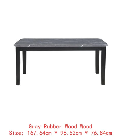 Dining Table with 4 Chairs and Bench Set