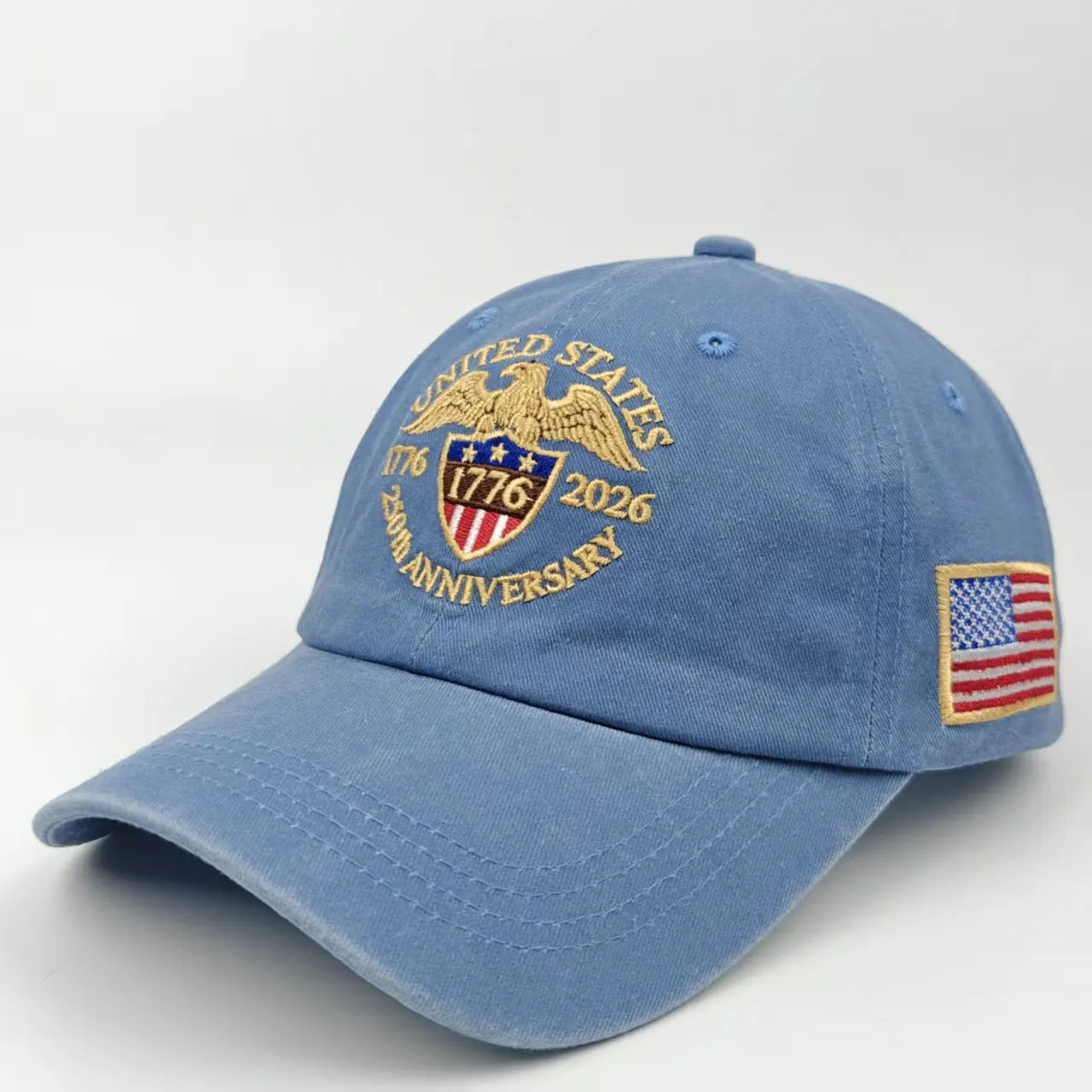 250th Anniversary of the United States Embroidery Hats Outdoor Personality Leisure Men Women Visor Cap 2026 New Baseball Cap