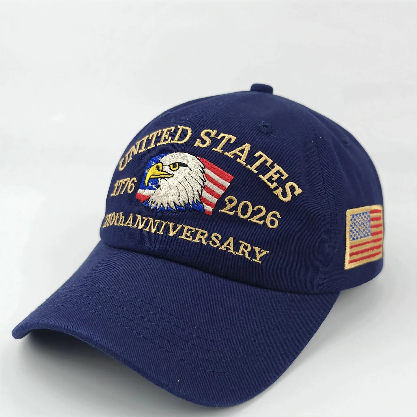 250th Anniversary of the United States Embroidery Hats Outdoor Personality Leisure Men Women Visor Cap 2026 New Baseball Cap
