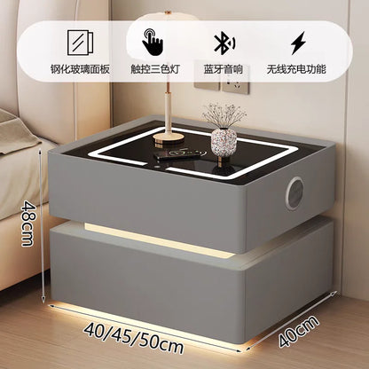 Night Table Nightstands Bedside Tables Smart Dressers Bedroom Furniture Bed Side Home Mesinhas De Cabeceira Nightstand Stand