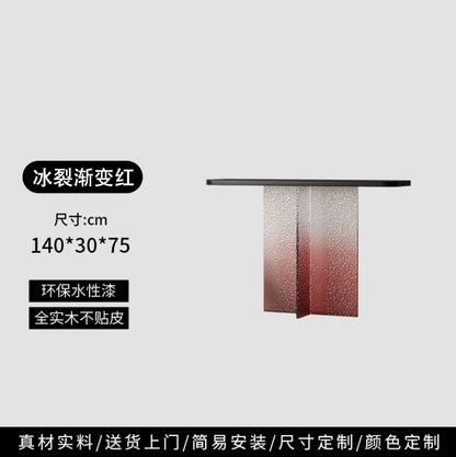 Lobby Acrylic Console Table Nordic Modern Center Entrance Console Tables Luxury Hallway Consolle Ingresso Living Room Furniture
