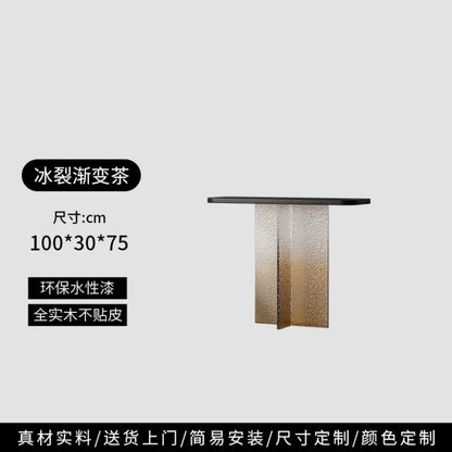 Lobby Acrylic Console Table Nordic Modern Center Entrance Console Tables Luxury Hallway Consolle Ingresso Living Room Furniture