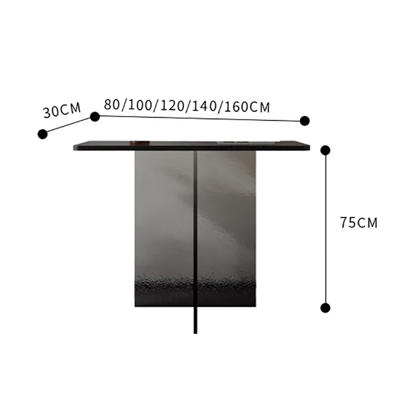 Lobby Acrylic Console Table Nordic Modern Center Entrance Console Tables Luxury Hallway Consolle Ingresso Living Room Furniture