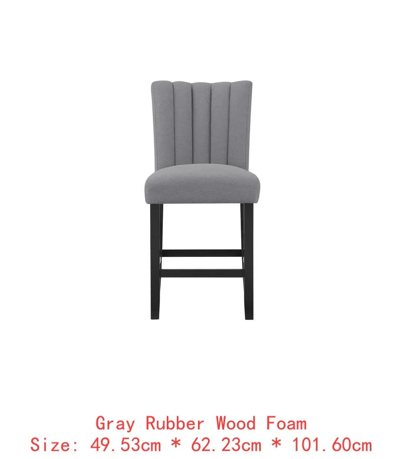 Dining Table with 4 Chairs and Bench Set