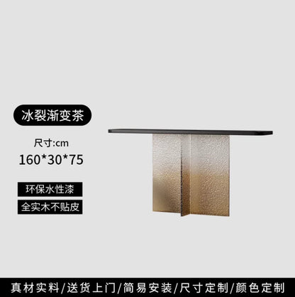 Lobby Acrylic Console Table Nordic Modern Center Entrance Console Tables Luxury Hallway Consolle Ingresso Living Room Furniture