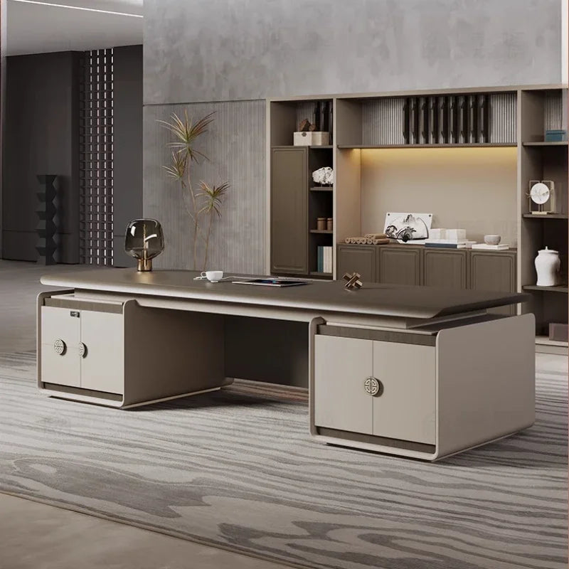 High Quality Designer Office Desk Work Cheap Luxury Executive Office Desk Minimalist Secretary Unusual Wooden Bureau Furniture