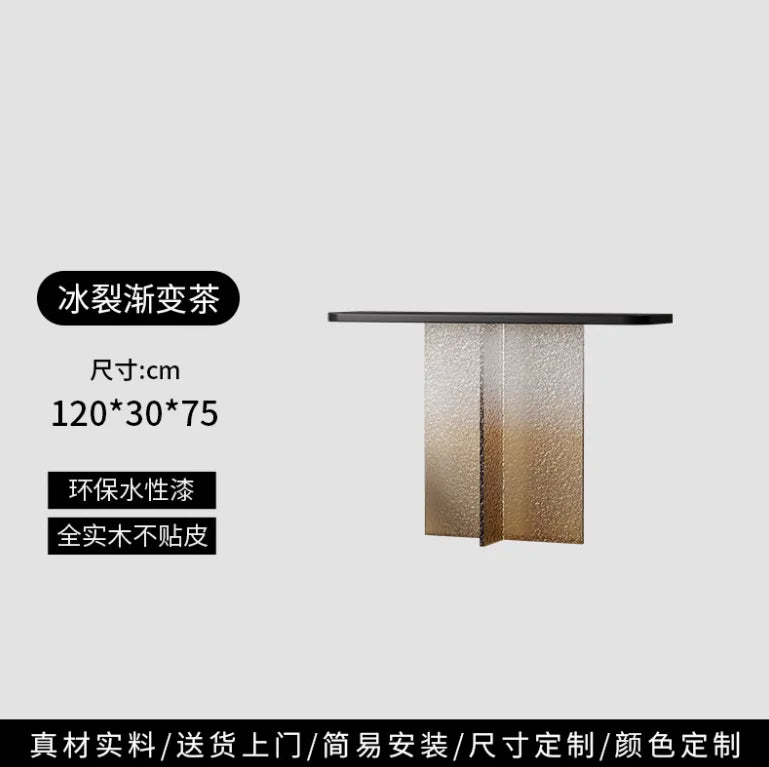Lobby Acrylic Console Table Nordic Modern Center Entrance Console Tables Luxury Hallway Consolle Ingresso Living Room Furniture