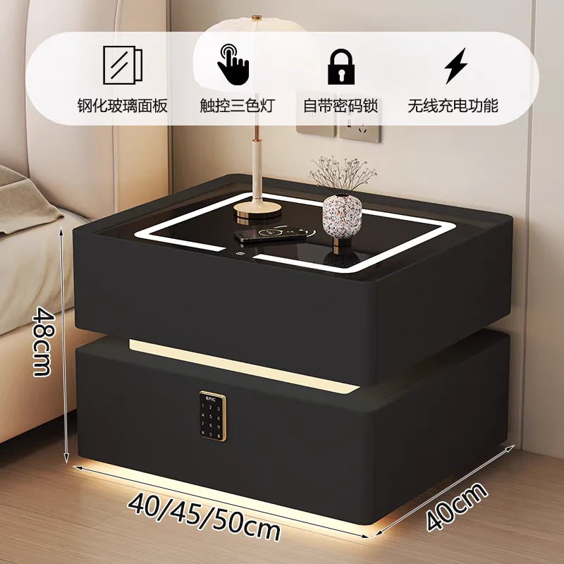 Night Table Nightstands Bedside Tables Smart Dressers Bedroom Furniture Bed Side Home Mesinhas De Cabeceira Nightstand Stand