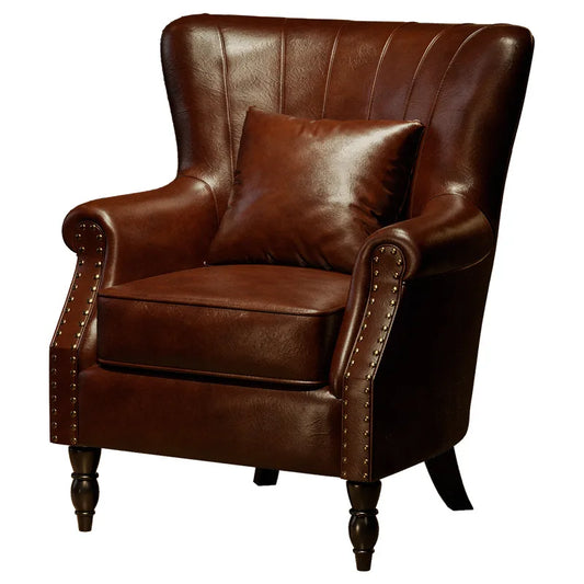 American Retro Style Bar Sofa Chair Clear Bar Small Restaurant Commercial Table and Chair Combination Single Chair