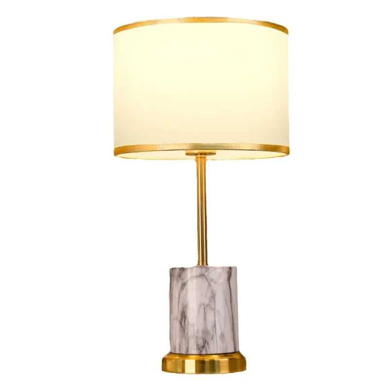 Model Bedroom Bedside Lamp Nordic Light Luxury High-End Table Lamp Modern Living Room Study Iron Art Decoration Desk Lamp