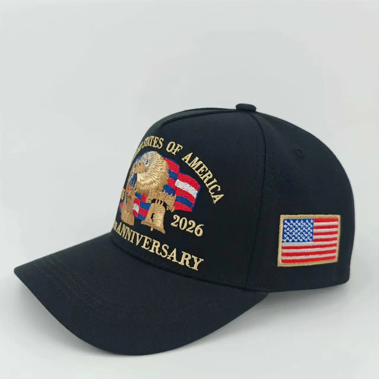 250th Anniversary of the United States Embroidery Hats Outdoor Personality Leisure Men Women Visor Cap 2026 New Baseball Cap