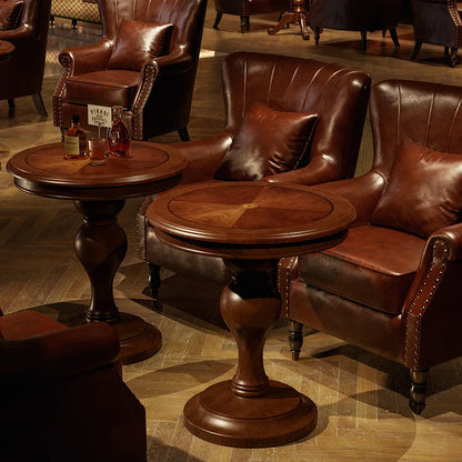 American Retro Style Bar Sofa Chair Clear Bar Small Restaurant Commercial Table and Chair Combination Single Chair