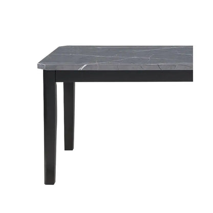 Dining Table with 4 Chairs and Bench Set