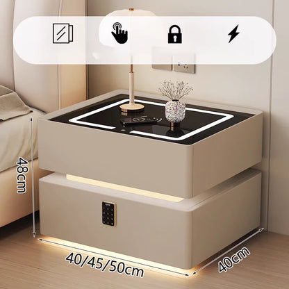 Night Table Nightstands Bedside Tables Smart Dressers Bedroom Furniture Bed Side Home Mesinhas De Cabeceira Nightstand Stand