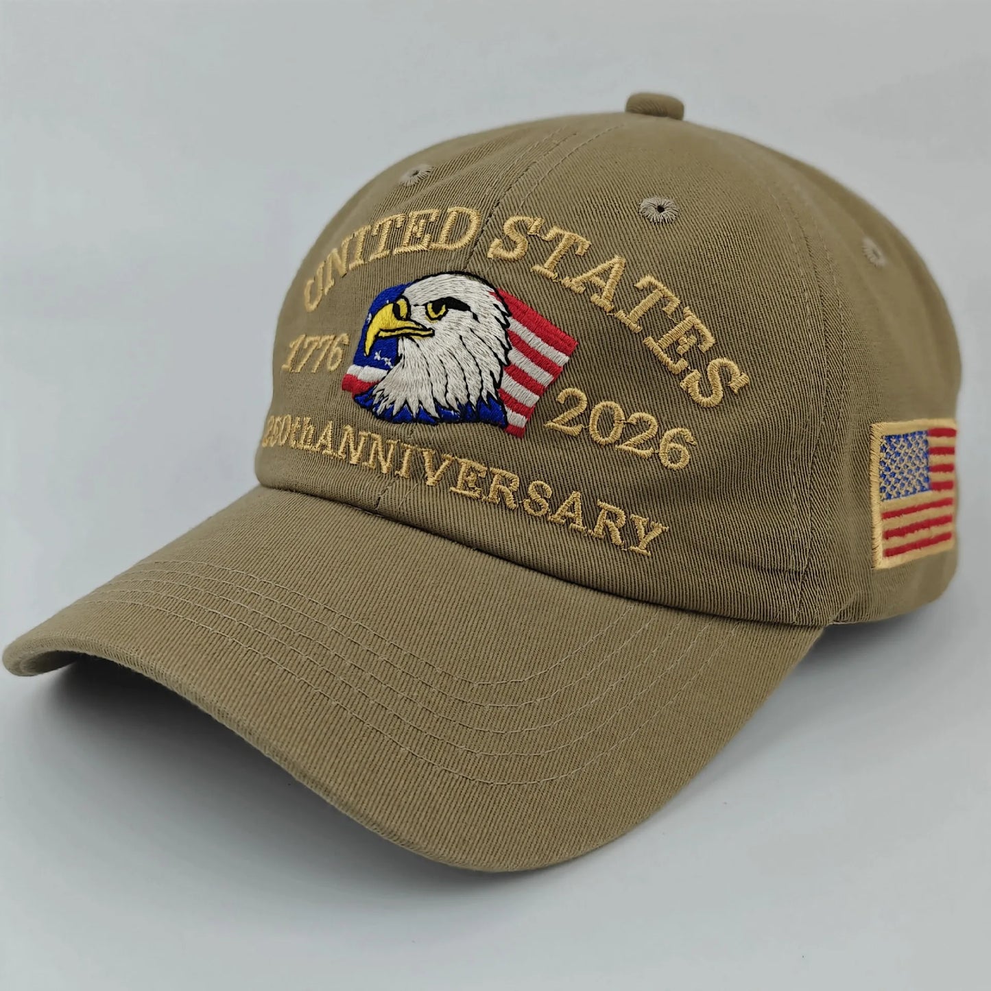 250th Anniversary of the United States Embroidery Hats Outdoor Personality Leisure Men Women Visor Cap 2026 New Baseball Cap