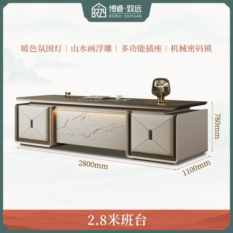 High Quality Designer Office Desk Work Cheap Luxury Executive Office Desk Minimalist Secretary Unusual Wooden Bureau Furniture