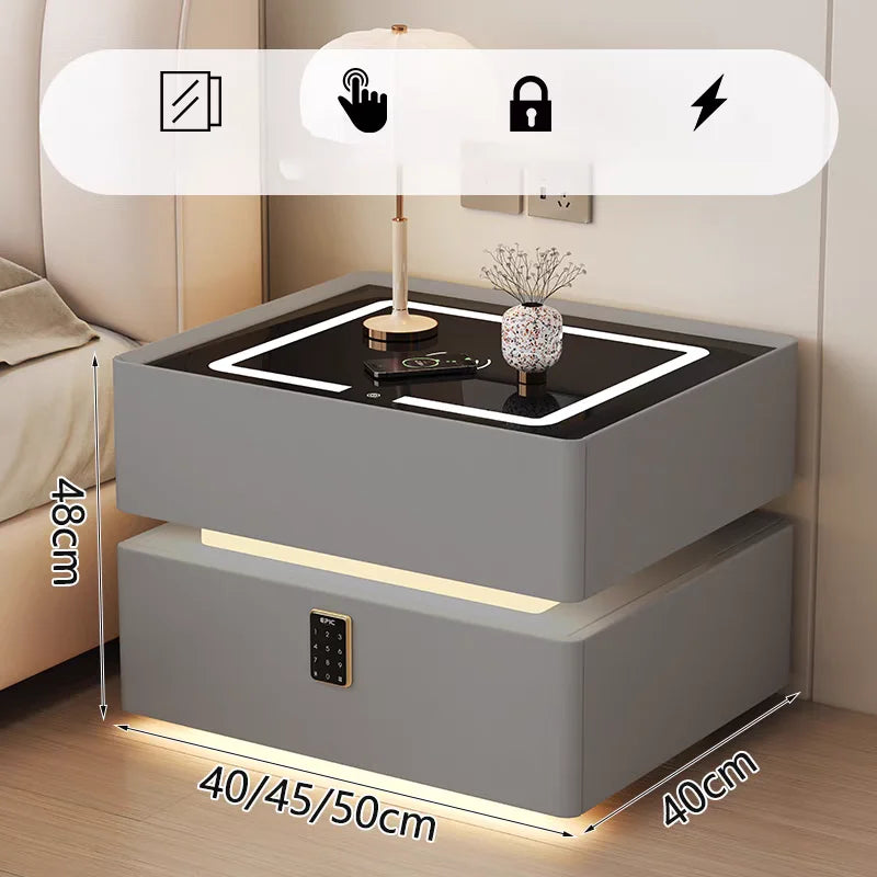 Night Table Nightstands Bedside Tables Smart Dressers Bedroom Furniture Bed Side Home Mesinhas De Cabeceira Nightstand Stand