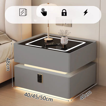 Night Table Nightstands Bedside Tables Smart Dressers Bedroom Furniture Bed Side Home Mesinhas De Cabeceira Nightstand Stand