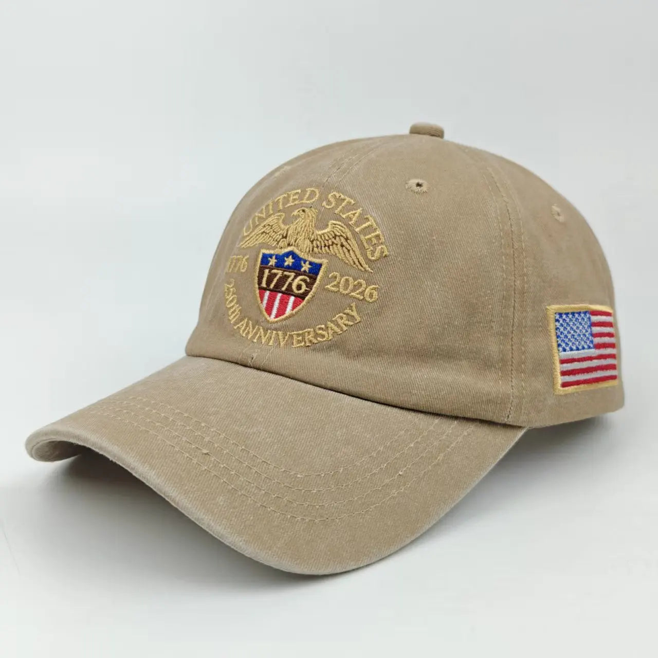250th Anniversary of the United States Embroidery Hats Outdoor Personality Leisure Men Women Visor Cap 2026 New Baseball Cap