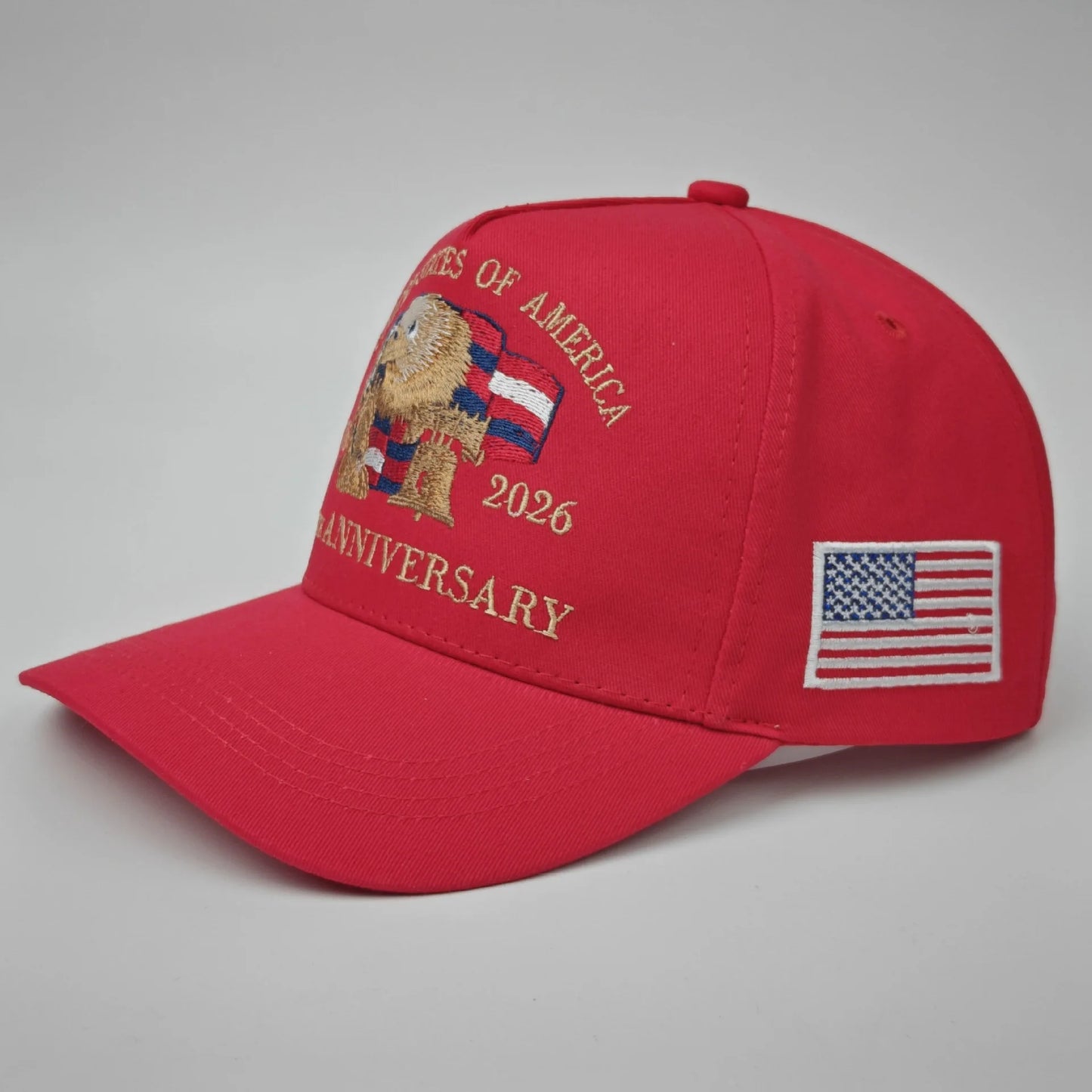 250th Anniversary of the United States Embroidery Hats Outdoor Personality Leisure Men Women Visor Cap 2026 New Baseball Cap