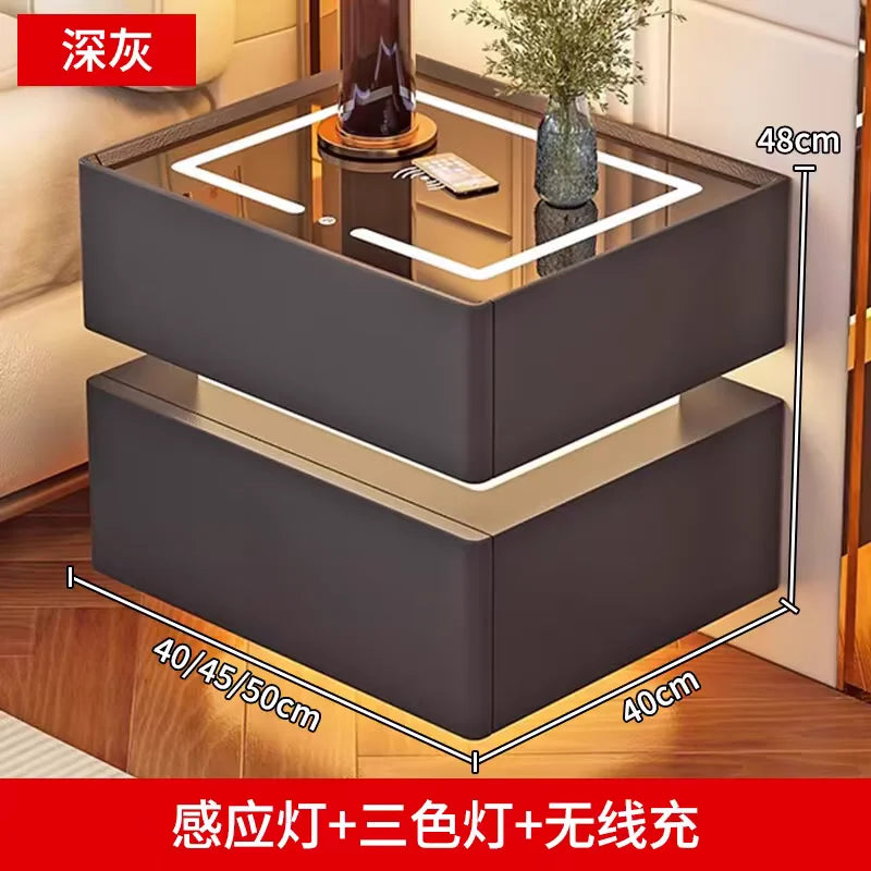 Night Table Nightstands Bedside Tables Smart Dressers Bedroom Furniture Bed Side Home Mesinhas De Cabeceira Nightstand Stand