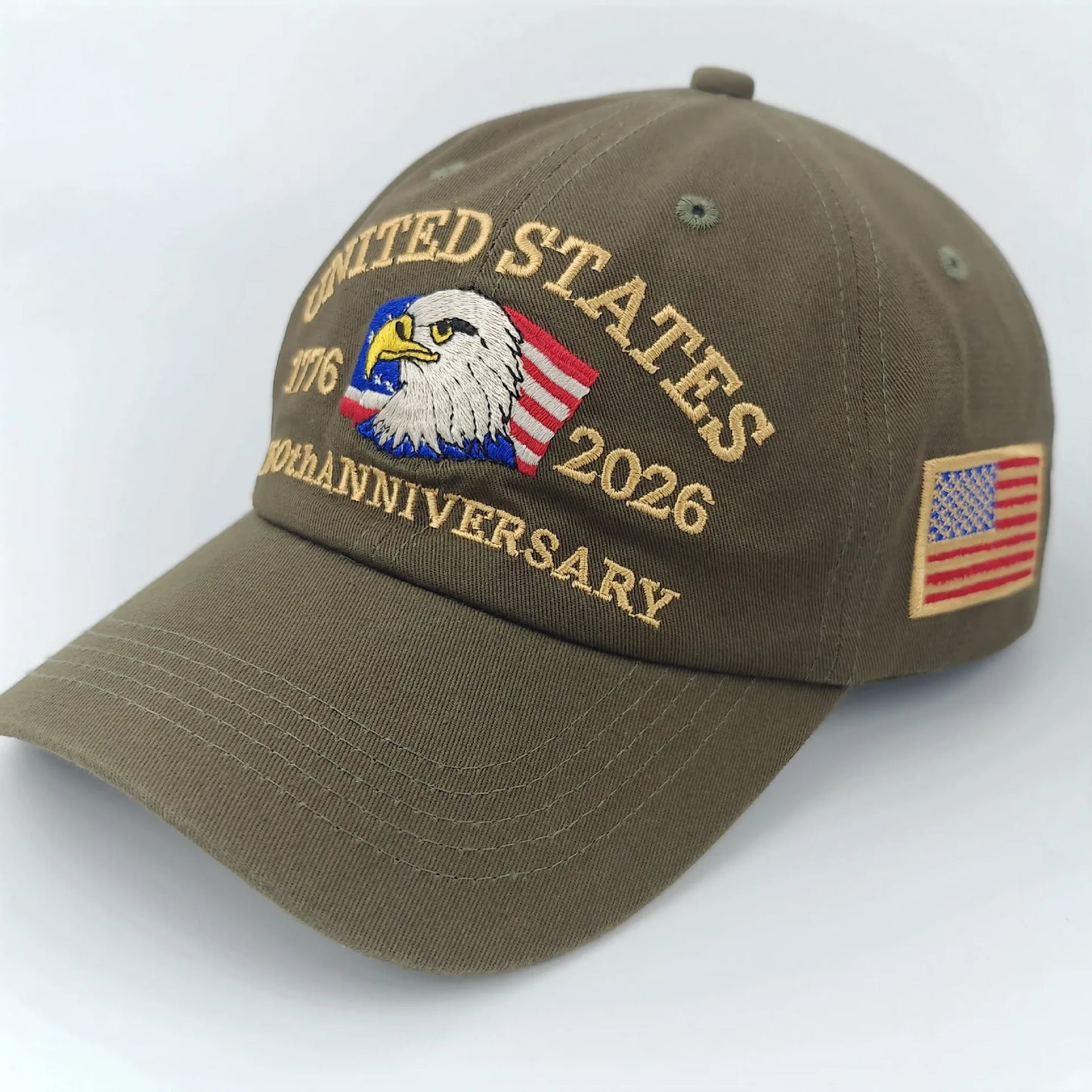 250th Anniversary of the United States Embroidery Hats Outdoor Personality Leisure Men Women Visor Cap 2026 New Baseball Cap
